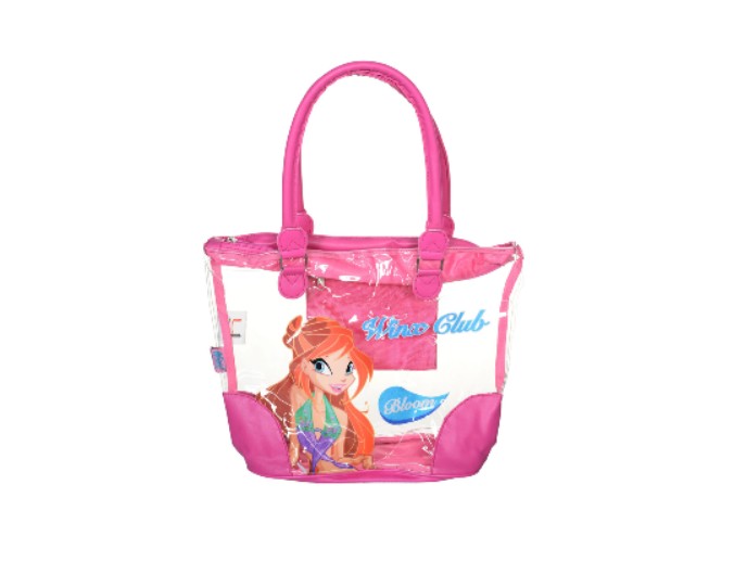 Пляжная прозрачная виниловая сумка для девочки, бренд Winx Club