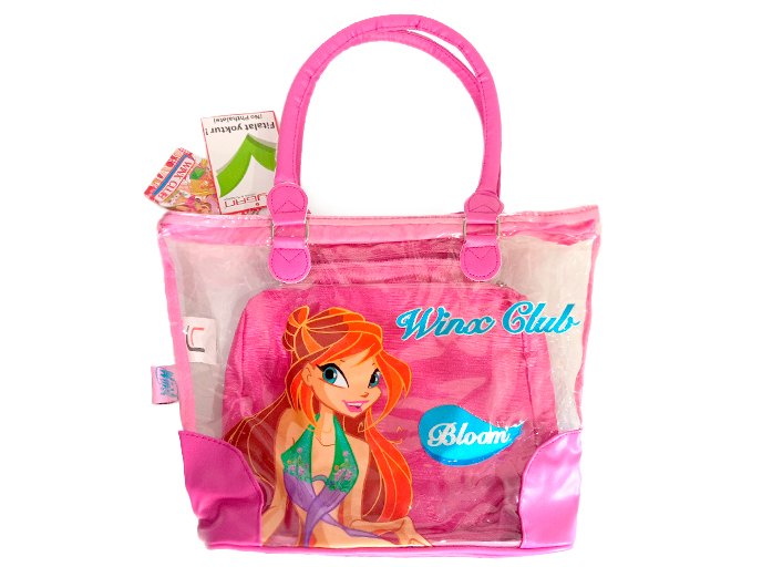 Пляжная прозрачная виниловая сумка для девочки, бренд Winx Club