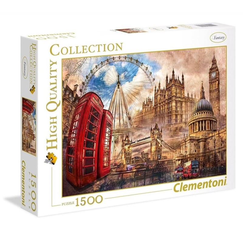 Пазл Clementoni «Коллаж Лондон» 1500 элементов, Clementoni