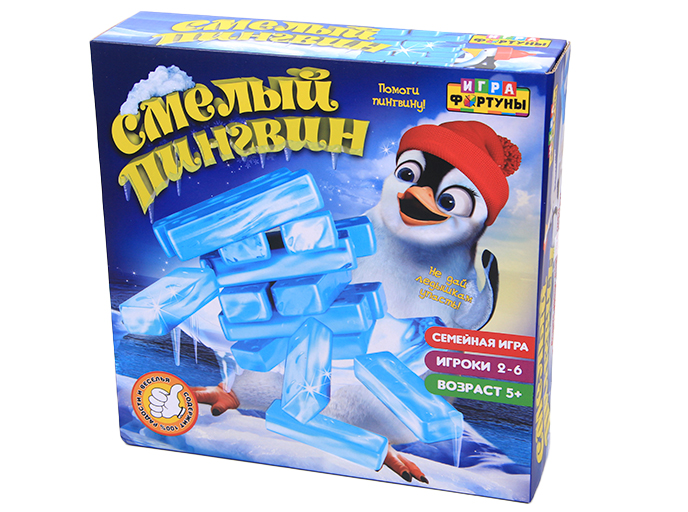 Развивающая настольная игра "Смелый пингвин", бренд Bondibon