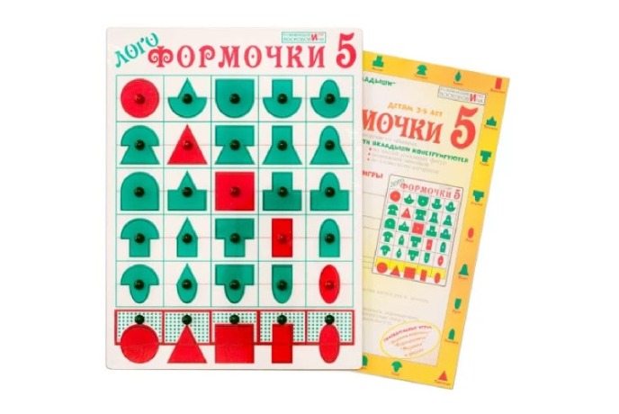 Развивающая игра "Логоформочки 5", методика В. Воскобовича