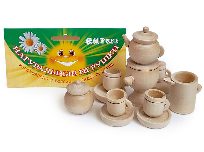 Чайный сервиз с самоваром