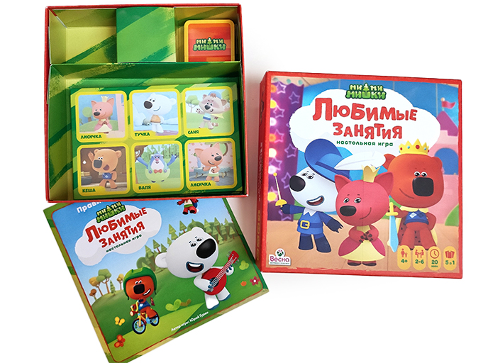 Настольная игра «Ми-ми-мишки. Любимые занятия»