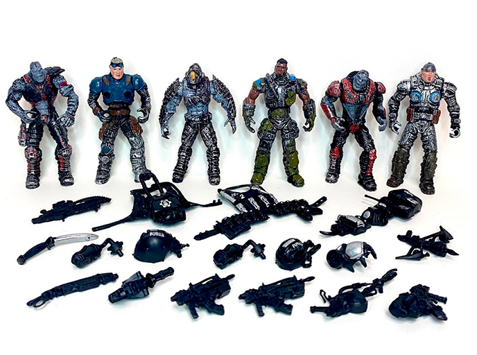 Фигурки солдатиков из серии Bionicle of War 2