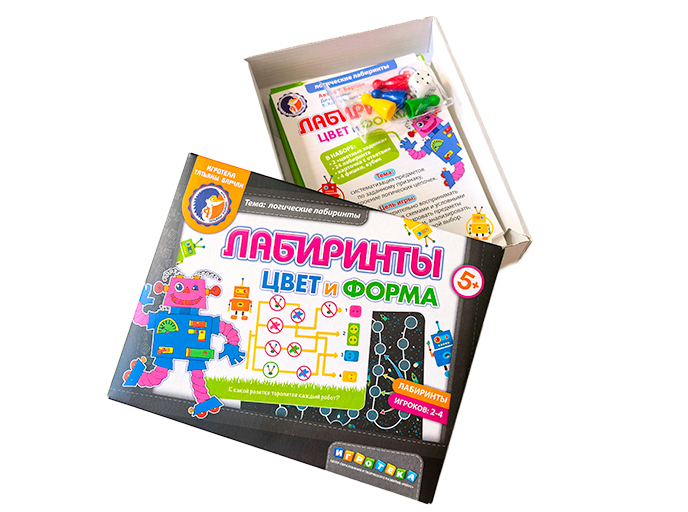 Лабиринты «Цвет и форма»