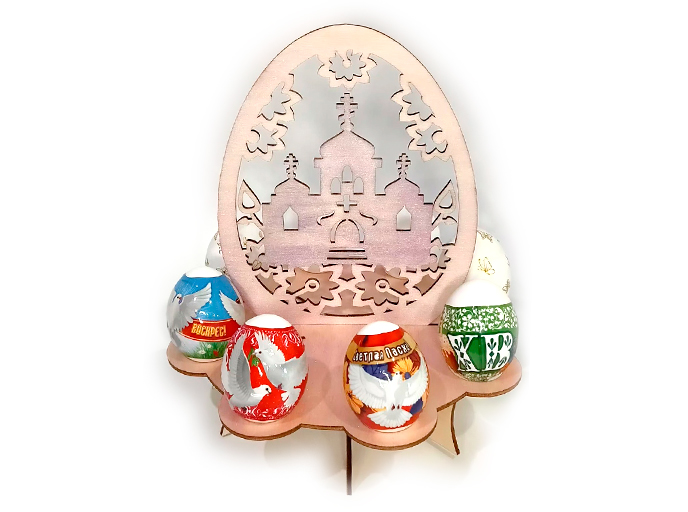Сборная деревянная модель «Подставка для яиц»