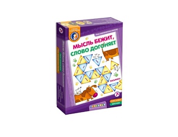 Настольная игра "Мысль бежит, слово догоняет", ТМ "Ребус" 