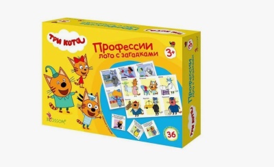 Развивающее лото «Три кота. Профессии» 